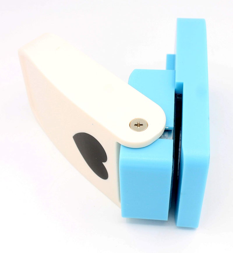 Kucaa Handmade Scrapbooking One Inch 25mm Size Craft Lever Punch Embossing Puncher Mini Fancy Punch (Heart Shape) - Image 4